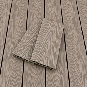 BDD08 – Composite Decking (BROWN) 3D – 140x25x5400