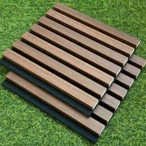 BDA013 (Dark Walnut) Sound Proof Acoustic Panel (3 Side) - 600x21x2900mm