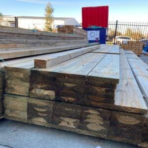 Treated Pine H3 Wet Sawn Plinth